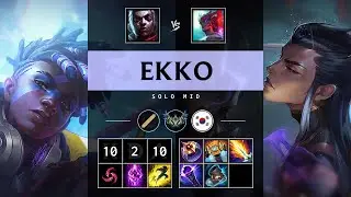 Ekko Mid vs Yone: Dominating - KR Challenger Patch 14.18