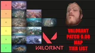 VALORANT MAP TIER LIST PATCH 9.08