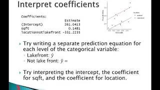 STAT 4110H: Introduction to multiple regression with indicator variables