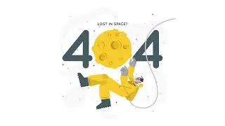 404 Page Not Found Puzzle Animation | Motion Graphic