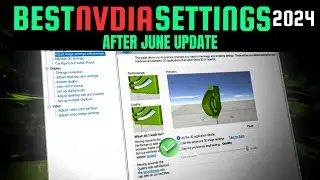 BEST NVIDIA Control Panel Settings For GAMING! (JUNE UPDATE 2024)