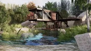 Tutorial Enscape 3D Render Realistic [ Exterior House ]