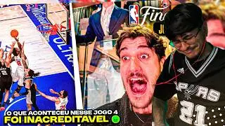 VIVEMOS A HISTÓRIA! JOGO INSANO NA FINAL DA NBA (VLOG) | react Caio Teixeira