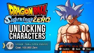 DRAGON BALL: Sparking! ZERO – HOW TO UNLOCK CHARACTERS! (All Methods Confirmed So Far)