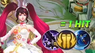 LAYLA BEST 1 HIT BUILD & EMBLEM 2023!! (Damage Hack!)
