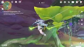Location 2 Khvarena Mayfly puzzle and Seelie puzzle at Vourukasha Oasis Sumeru