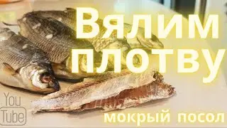 Как солить рыбу.
Мокрый посол плотвы (быстрый способ)