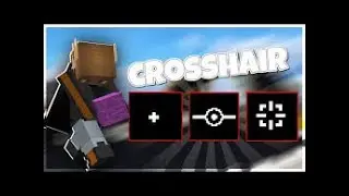 Mcpe + Bedrock custom crosshair Texture pack