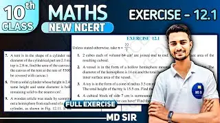 Class 10 Maths Chapter 12 | Surface Areas and Volumes | Exercise 12.1 Solutions