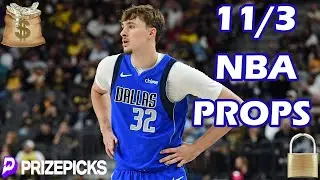7-1 NBA RUN! 🔥 PRIZEPICKS NBA PICKS | MONDAY 11/3/25 | NBA PLAYER PROPS PICKS | PRIZEPICKS NBA TODAY