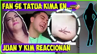 Fan de Jukilop se tatua el nombre de la jukibaby (Kima)/Juan Pantoja y kimberly loaiza reaccionan