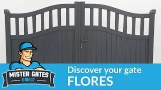 Aluminium Gate FLORES from Mister Gates Direct
