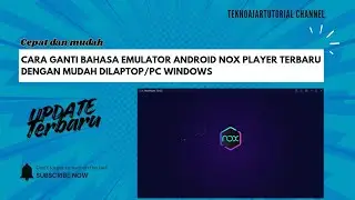 How to Easily Change the Language of the Nox Player Android Emulator on a Windows Laptop/PC
