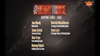 The New SRH Management/Support Staff | IPL 2022