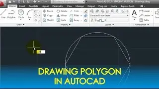 Autocad Basic Tutorial How To Draw a Polygon