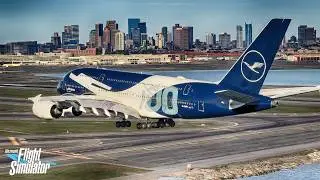 MSFS 2024 | Lufthansa A380 | Munich to Boston Full Flight