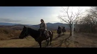 Конные прогулки на Красной поляне (Сухой Каньон)