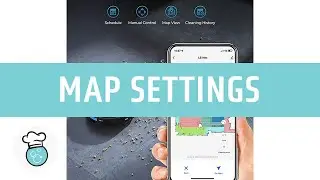Laresar Robot Vacuum and Mop Map Settings