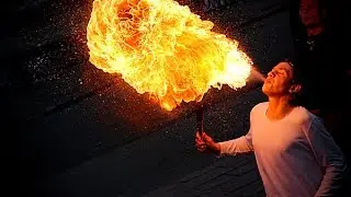 Fire show Красноярск поселок Элита