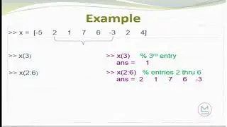 Introduction of Array -Part-2 | MATLAB Tutorial Video | MATLABSolutions.