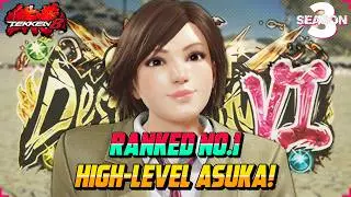 Tekken 8 S3 – FERGUS Ranked No.1 High Level Asuka Unstoppable In Ranked!