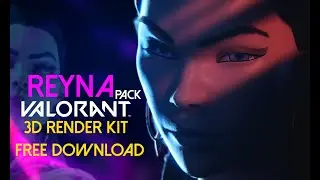 Valorant  REYNA GFX pack  [PSD] photoshop