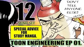 [MANGA TUORIAL PROGRAM]TOON ENGINEERING EP1: 12 TIPS AND ADVICE FOR START TO STUDY MANGA. 