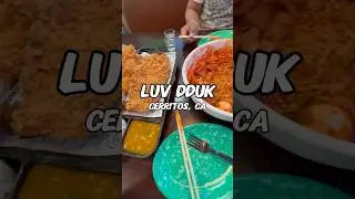 Giant Katsu Chicken at Luv Dduk!