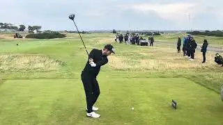 Rasmus Neergaard-Petersen Golf Swing Tee Shot St Andrews Dunhill 2024 Day 4 Hole 3