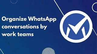How to organize WhatsApp conversations by work teams (ManyContacts.com/en)