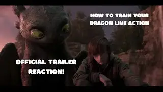 How to train your dragon OFFICIAL TRAILER REACTION!
