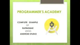 Android RatingBar Example