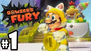 Bowser's Fury: 2 Player Co-Op! - Gameplay Walkthrough PART 1 (Super Mario 3D World Nintendo Switch)