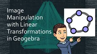 Image Manipulation with Linear Transformations in Geogebra