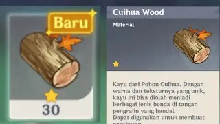 Cuihua wood location(farming route cuihua wood) - genshin impact