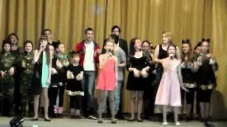 Студия MIX (Алина Кузнецова, Алина Савиных, Катя Клевцова) - Родина моя-Россия