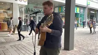 Leonard Cohen - Hallelujah - Busking cover by Owen McCreesh