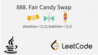 888. Fair Candy Swap  #leetcodequestionandanswers  #java #dsa   #array #dsa #leetcode #coding #array