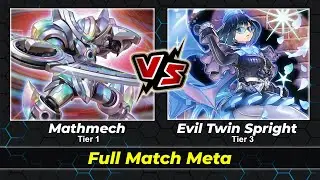 Mathmech vs Evil Twin Spright | High Rated Dueling Book DB Grinder Yugioh Decks 2023