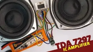 Amplifier using TDA7297  🗣️🔊  | Easy Build Tutorial | powerful amplifier !!