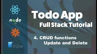 1.4. CRUD Update and Delete | Front End Web Developer Tutorial for Beginners 