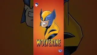 Wolverine Vector Art #Wolverine #VectorArt #Marvel #AdobeIllustrator #Shorts