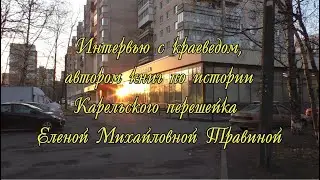 Интервью с краеведом, автором книг по истории Карельского перешейка Еленой Михайловной Травиной