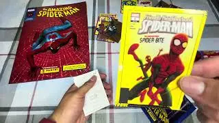 ✅ Abriendo sobres del ÁLBUM DE AMAZING SPIDERMAN | MARVEL - Panini🔺- 60 Aniversario