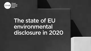 The state of EU environmental disclosure in 2020