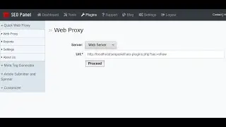 Quick Web Proxy - seo panel plugin to create a web proxy server