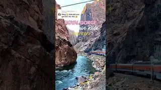 Royal Gorge Train Ride Review #travelfamily #colorado #travelwithkids