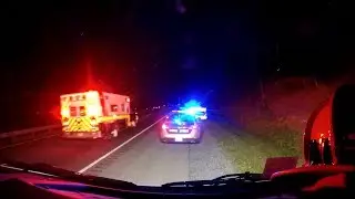 BVFD Engine 3 Responding 11/25/17, (Ride Along)
