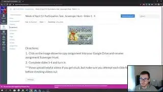 April 13 Week - How to Submit the Google Scavenger Hunt