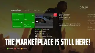 The Xbox 360 marketplace is still here... somewhat